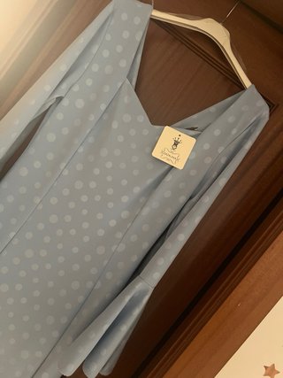 Vestido Flamenca Azul Nuevo Talla M