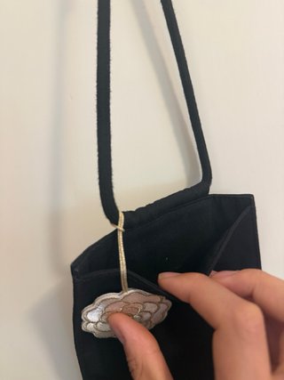 Borsa Chanel porta telefono/passaporto nera