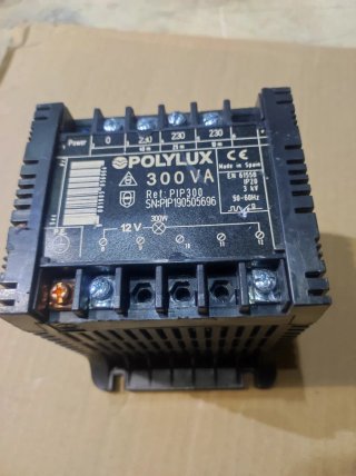 Transformador POLYLUX 300VA 230V/12V