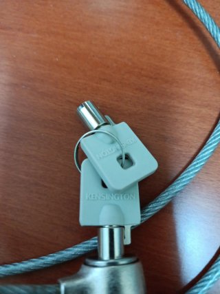 Cable de seguridad para portátil con 2 llaves