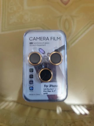 Protettore Fotocamera per iPhone 14 Pro/Pro Max Oro