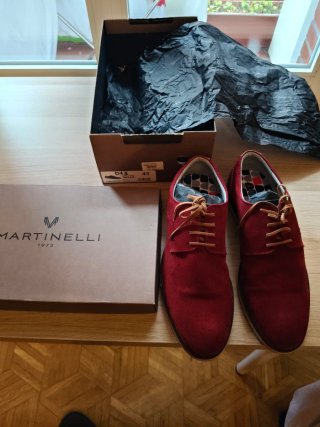 Zapatos Martinelli Rojo Talla 43