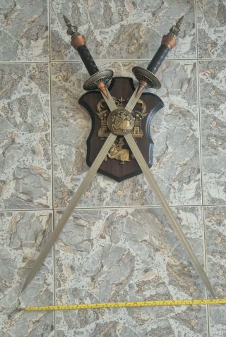 Panoplia Medieval Decorativa Pared