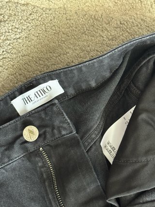 Pantaloni cargo The Attico neri taglia 28