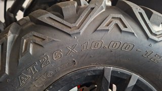Luego de 4 Neumático ATV 26x10.00-12 y 26x11-12