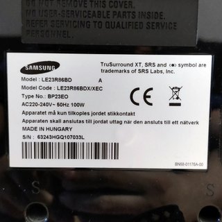 Samsung 23" HDMI + Mando + Extras