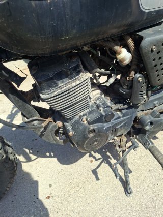 Moto Hanway 125 Naked Negra/Marrón