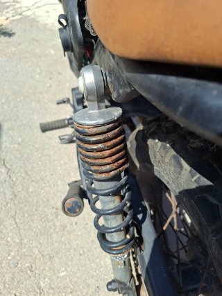 Moto Hanway 125 Naked Negra/Marrón