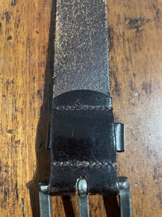Cintura Armani Jeans Marrone Argento L.103 h. 3,2