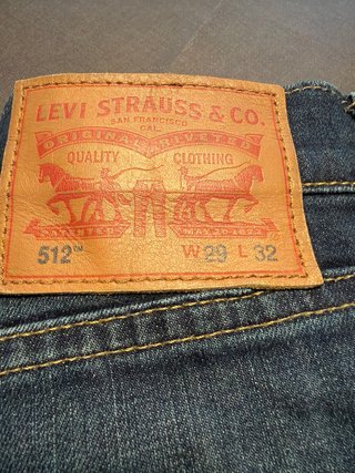 Pantalón hombre Levi's 512 Talla 29x32 Azul