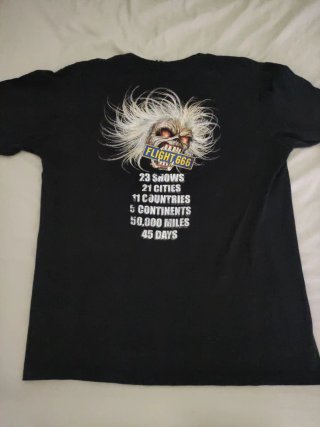 Camiseta Iron Maiden Flight 666
