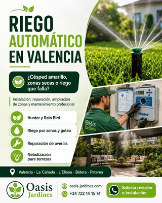 Reparación e Instalación Riego Automático