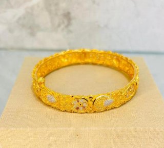 Pulsera Rígida Oro 18 Kl Labrada