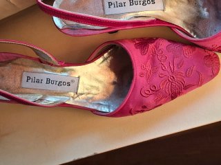 Zapatos evento fuxia Pilar Burgos Talla 36