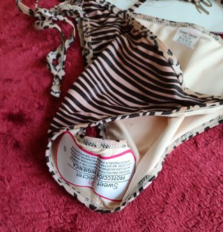 Bikini animal print forrado nuevo Talla 42