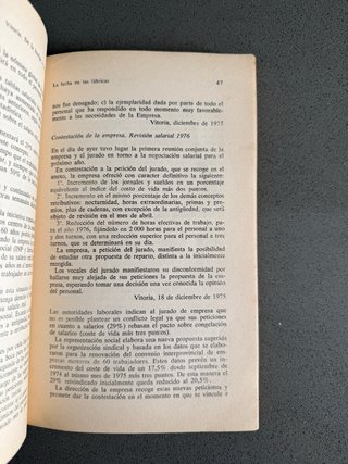 GAZTEIZ VITORIA, DE LA HUELGA A LA MATANZA Franco
