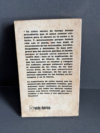 GAZTEIZ VITORIA, DE LA HUELGA A LA MATANZA Franco