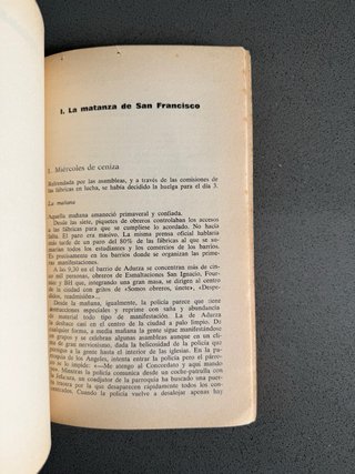 GAZTEIZ VITORIA, DE LA HUELGA A LA MATANZA Franco
