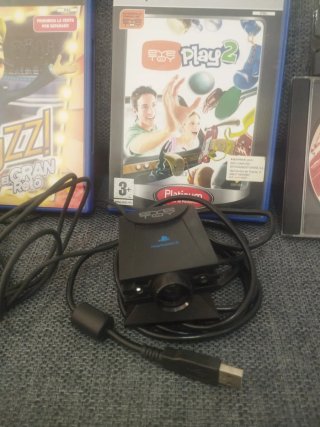 Lote Playstation 2 Slim scph-75004 con extras