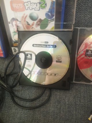 Lote Playstation 2 Slim scph-75004 con extras