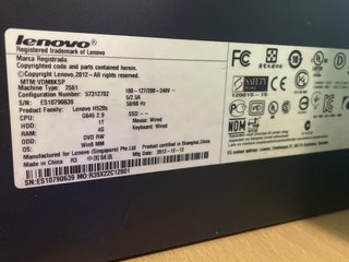 Ordenador Lenovo Negro