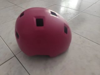 Casco Oxelo rosa crio