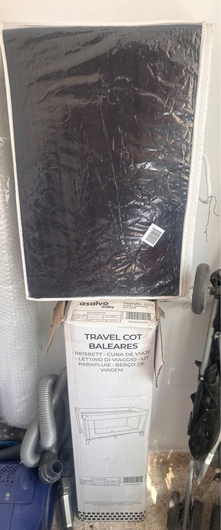 Cuna de viaje + colchón