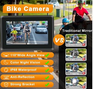 Cámara Visión Trasera para Bicicleta