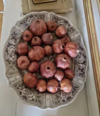 Bandeja inglesa Staffordshire Antigua siglo XIX