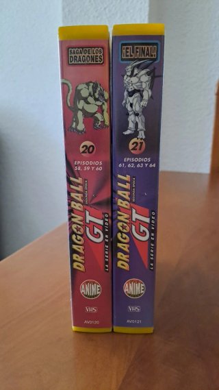 Dragon Ball GT VHS - Vol. 20 y 21 FINAL