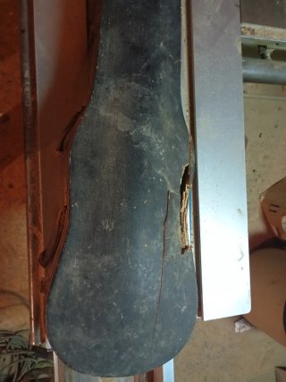 Violín antiguo con estuche. Tamaño 3/4
