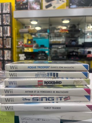 Lotto x 6 videogiochi Nintendo Wii