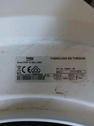 Lavadora para despiece
