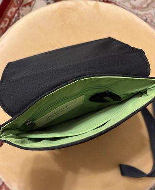 Marsupio Moleskine nero a tracolla