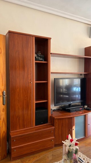 Conjunto Mueble TV Salón Madera
