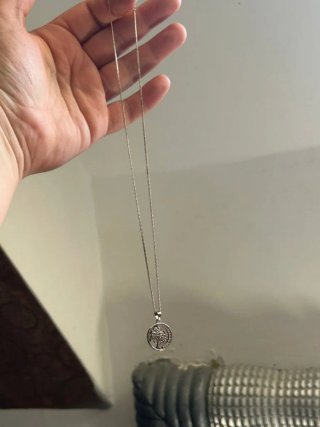 Conjunto pendientes y colgante Árbol de vida plata