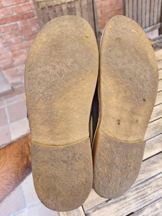 Zapatos de piel hombre vuelta azul