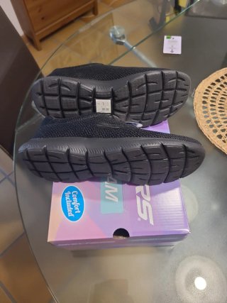 Skechers Zapatillas Negras Memory Foam