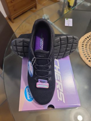 Skechers Zapatillas Negras Memory Foam