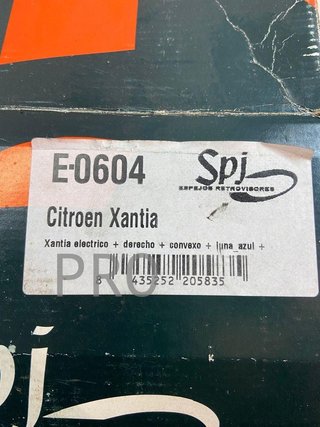 Citroen xantia retrovisor derecho ref: E0604