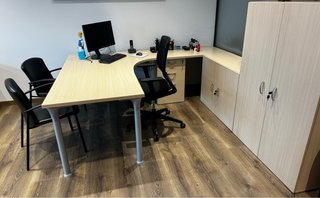 CONJUNTO 3 MESAS DE OFICINA