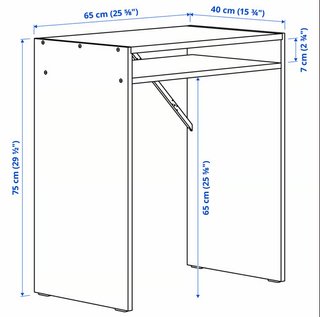 Escritorio Torald Ikea Blanco