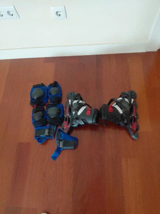 Bolsa para patines Oxelo negra