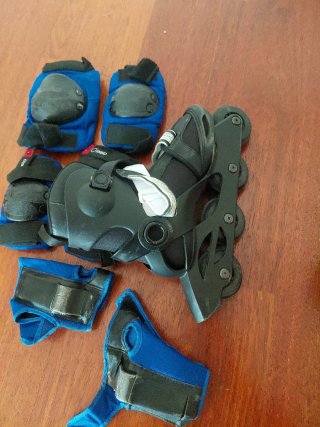 Bolsa para patines Oxelo negra