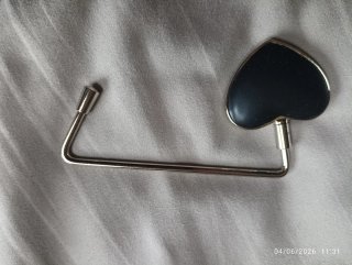 DOREX Cuelga bolsos y llavero corazón