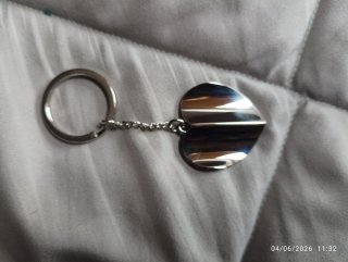 DOREX Cuelga bolsos y llavero corazón