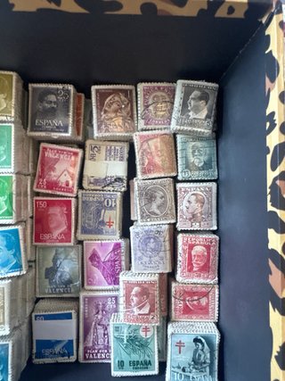 Colección/Lote de sellos antiguos España (Franco,