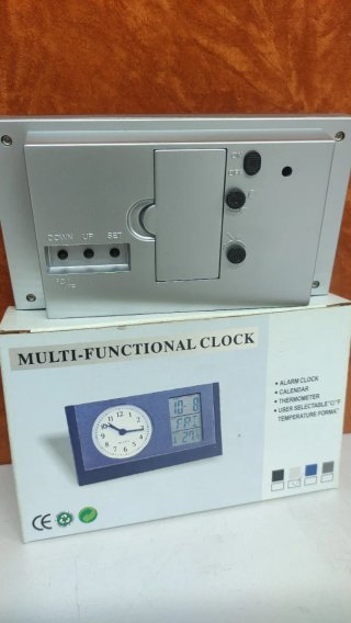 Reloj despertador multifunción digital y analógico