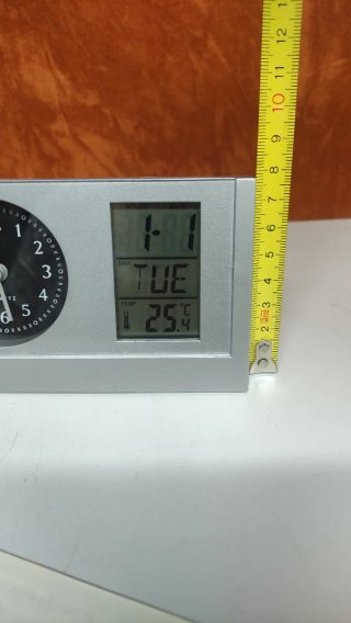 Reloj despertador multifunción digital y analógico