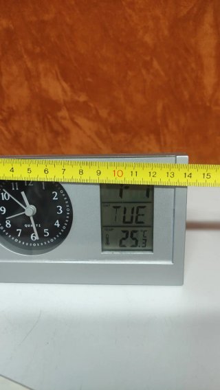 Reloj despertador multifunción digital y analógico